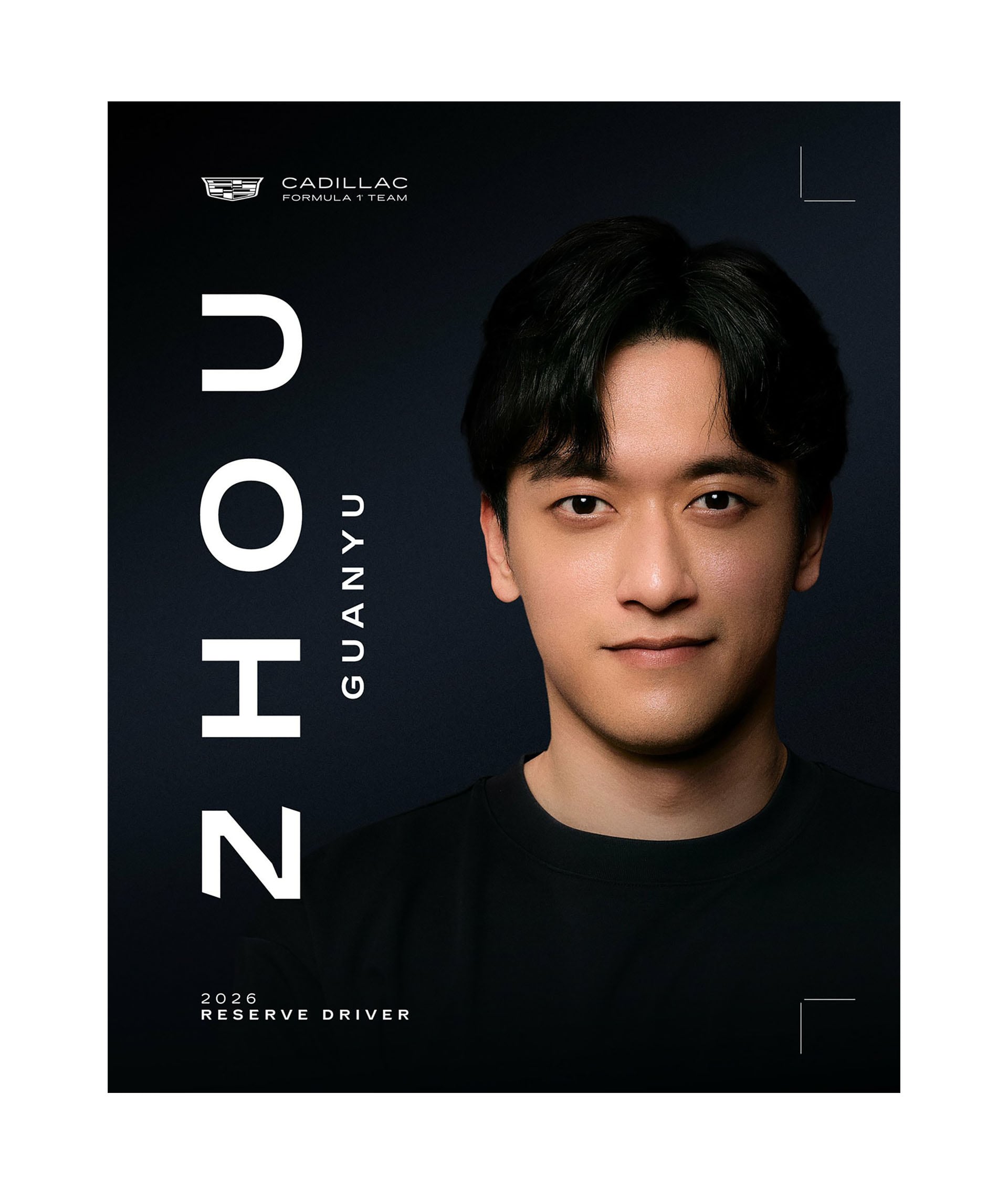 Zhou, el nuevo piloto de Cadillac para la F1 en 2026 (@Cadillac_F1)