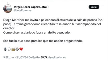 Jorge Eliécer López, periodista