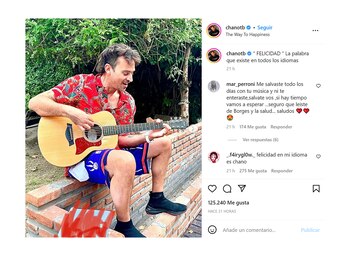 El posteo de Chano en