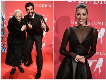 21-12-2021 Ana Guerra, el mejor apoyo para Miguel Ángel Muñoz en el estreno más importante de su vida.
Rumores de reconciliación en la pareja después de que la cantante haya arropado al actor en el estreno de su proyecto más especial y ambicioso, '100 días con la Tata'.
EUROPA ESPAÑA SOCIEDAD