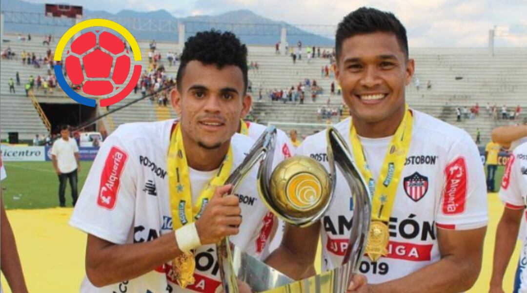 Teófilo Gutiérrez compartió con Luis Díaz en el Junior de Barranquilla- crédito Dimayor