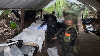 Ejército destruyó laboratorio atribuido al ELN, que producía más de cuatro toneladas de cocaína al mes en Norte de Santander