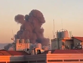 Israel atacó los cuarteles de Hezbollah en Beirut