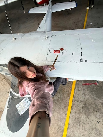 Luján se formó como piloto