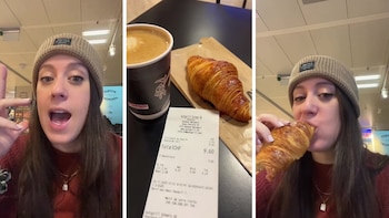 La chica mostró completamente indignada