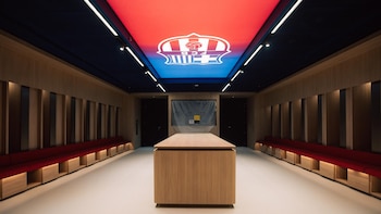 El vestuario del primer equipo del Barça, casi listo en el renovado Spotify Camp Nou