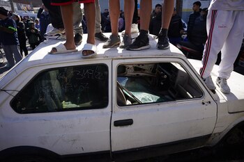 Los incidentes se produjeron frente