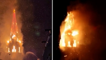 Un incendio destruyó una iglesia