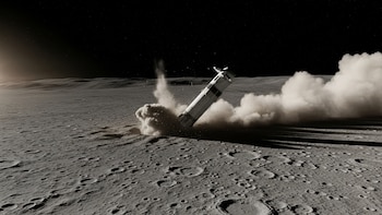 Un cohete cayó en la Luna: la NASA y SpaceX esperan la luz solar para confirmar el impacto