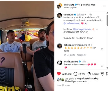 Los comediantes precisaron en una publicación antes de subir el episodio con Iván Cepeda, que también se le hizo la invitación a participar en el mismo espacio al candidato Abelardo de la Espriella, pero "sólo uno aceptó" - crédito @porlaventanap/IG
