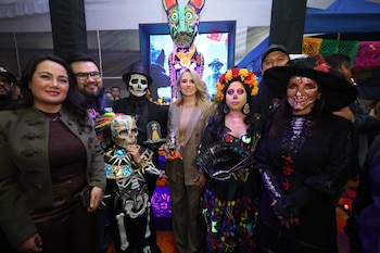 Ofrenda Huixquilucan Día de Muertos Edomex