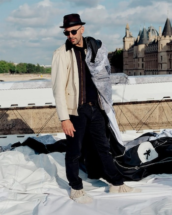 JR, el artista urbano francés —semi anónimo— y autoproclamado discípulo de Christo, responsable del proyecto