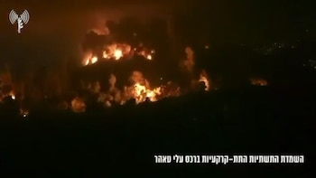Israel destruyó la red de túneles de Hezbollah bajo la cresta de Ali al Taher, en el sur del Líbano