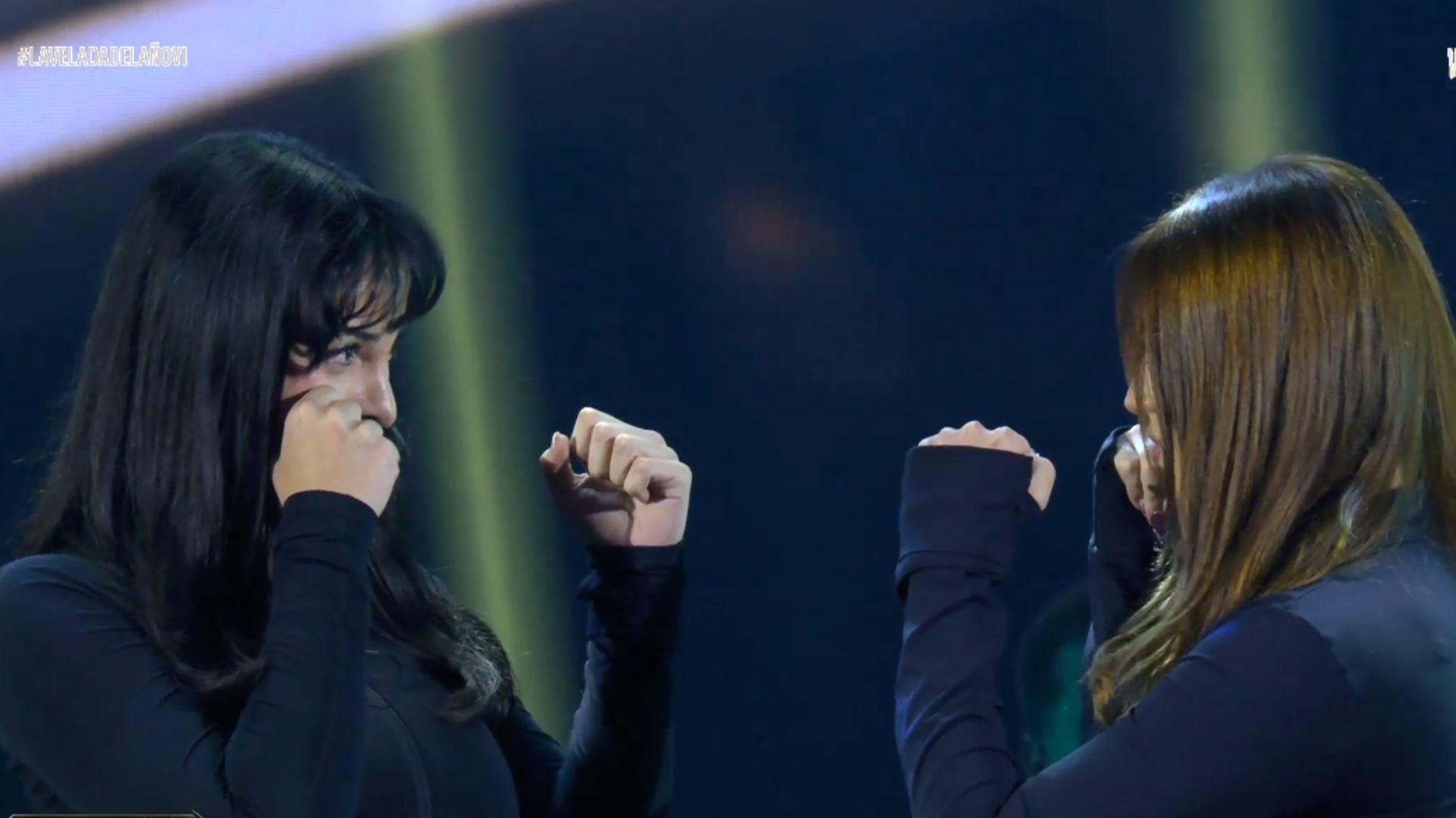 Clers y Natalia MX en la presentación de la Velada del Año VI (Ibai)