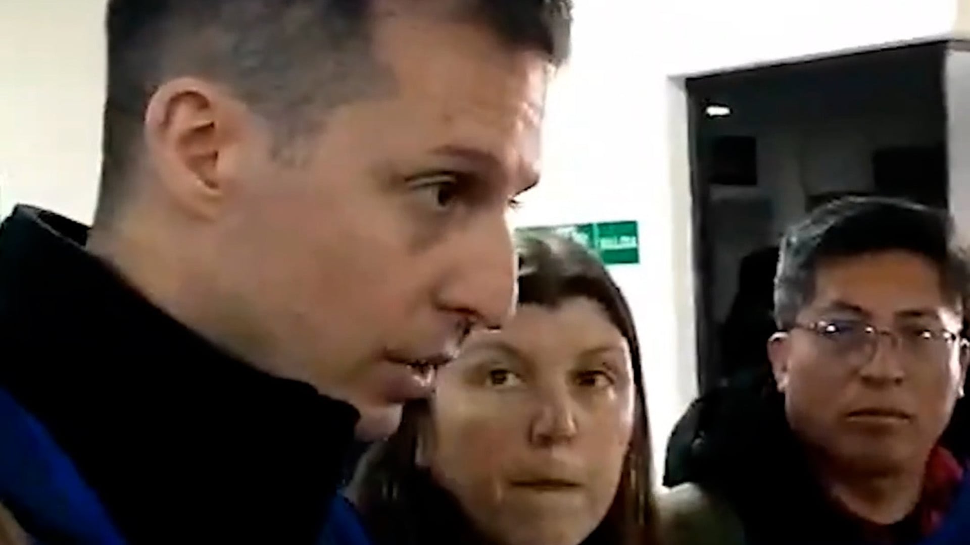Juan Marino, diputado, y Ailen Beraldo, dirigente sindical, integraron una delegación con 17 legisladores que fue deportada en el aeropuerto de La Paz.