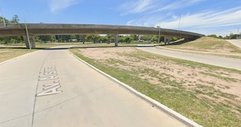 La zona en donde se produjo el accidente este jueves por la tarde