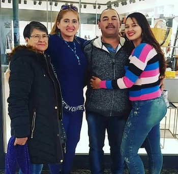 La familia de Yamilet en