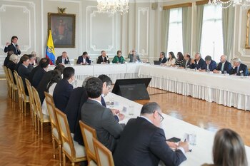 Reunión de Gustavo Petro con representantes del Consejo Gremial Nacional - crédito Fenalco