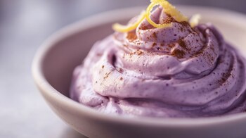 El mousse dulce de cáscara