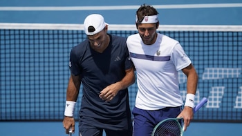 Feancisco Cerúndolo y Tomás Etcheverry avanzan en el Masters 1000 de Montreal (Crédito: Instagram Etcheverry)
