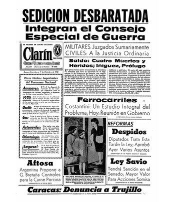 La tapa de Clarín del