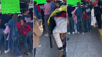 El hombre vació el armario