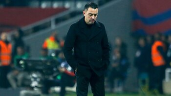 El entrenador del Barcelona Xavi