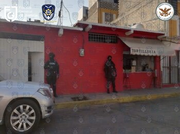 En una tortillería en la