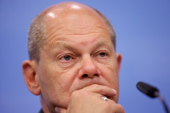 El canciller alemán, Olaf Scholz,