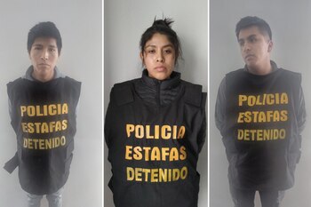 La banda utilizaba equipos de