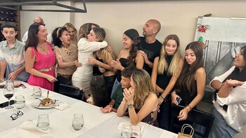 Marina Calabró compartió una cena