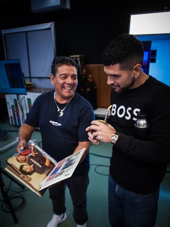 Coty Maradona y Lalo Maradona