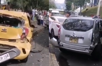 El siniestro vial mantuvo paralizado