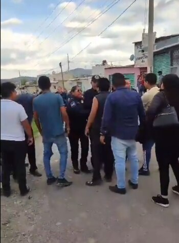 Según testigos, a la altura