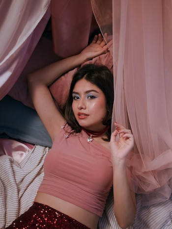 La cantante Gagu, conocida por