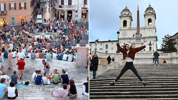 Escaleras de la Plaza de