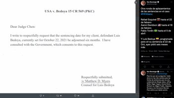 Solicitud de aplazamiento de la