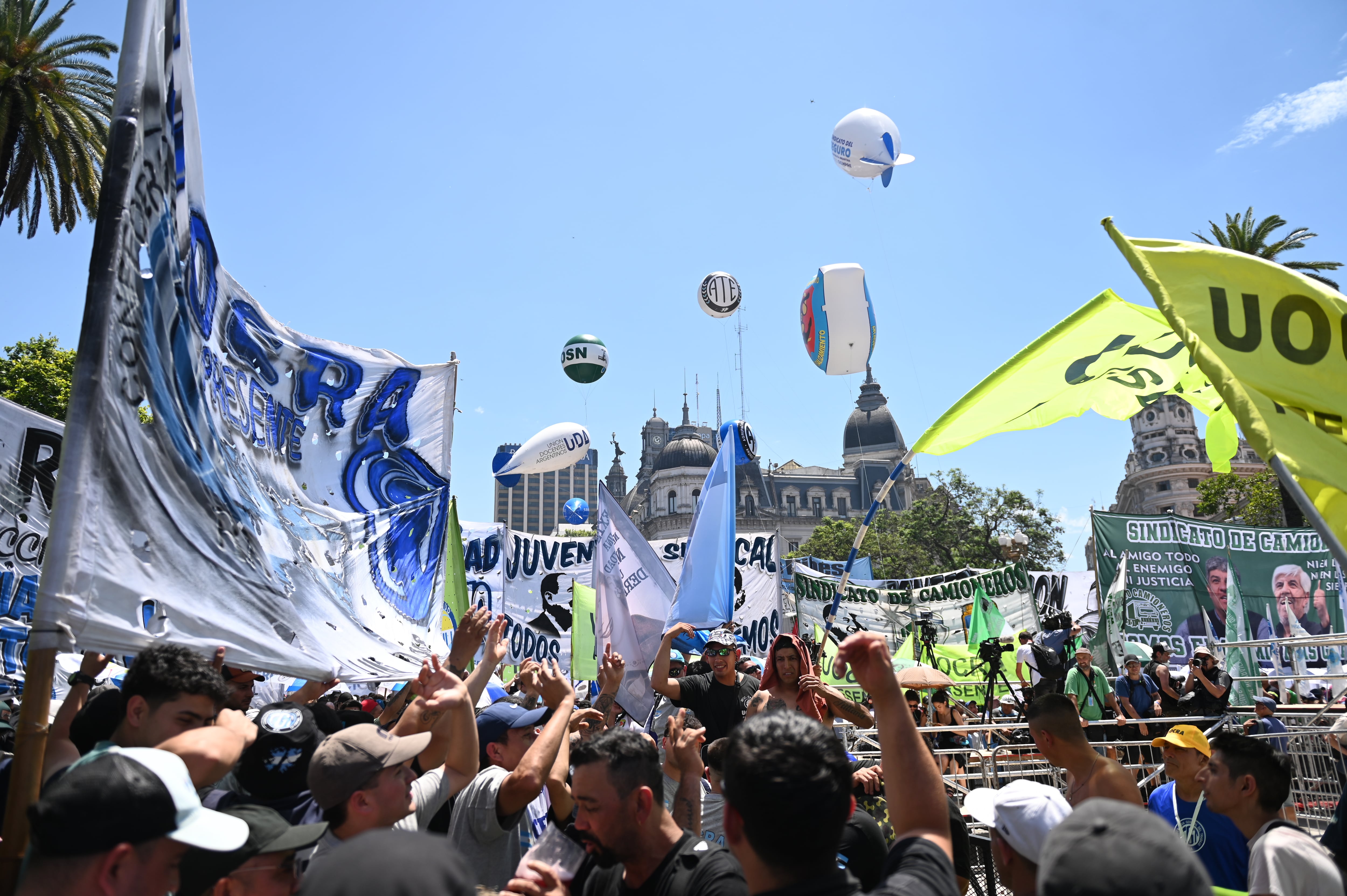Imágenes de la movilización convocada por la CGT (RSFotos)