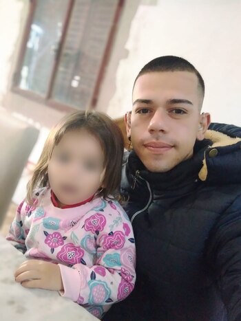 Fabián Maestre, "el pelu solidario",