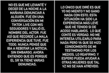Gaby Zambrano responde a detractores.