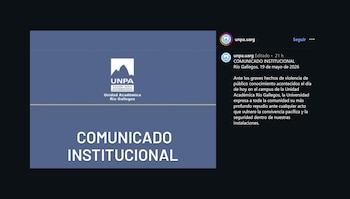 Estudiante apuñalado en la UNPA