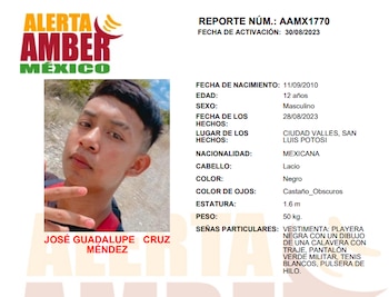 José Guadalupe (Alerta Amber)