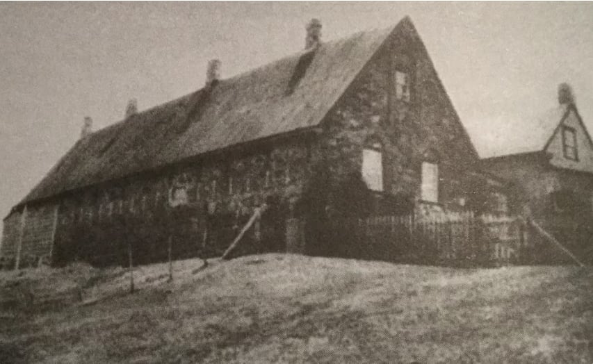 La casa que ocupó Luis Vernet, cuando inició el proceso de poblamiento de las islas