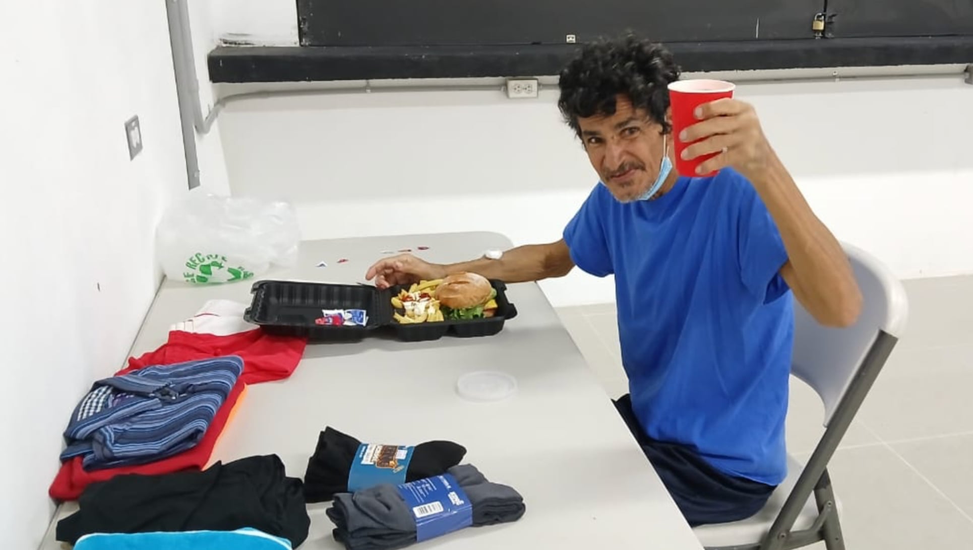 ADIFORT brindó apoyo a Minor desde marzo de 2026 y posteriormente gestionó su ingreso a la Casa de Refugio Emmanuel. Cortesía: Rocío Chacón