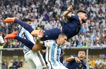 Olivier Giroud destaca la mentalidad y el 'instinto de campeón' de la selección argentina tras sus recientes triunfos internacionales (REUTERS/Hannah Mckay)