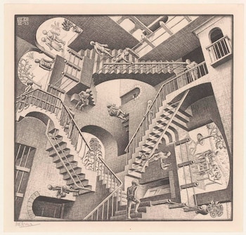 “Relatividad”, de M.C. Escher