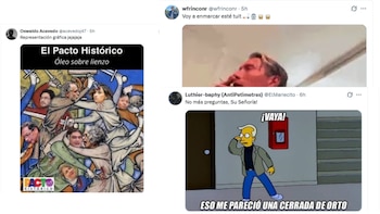 Memes tras mensaje de 'Mr. Taxes' a Laura Sarabia - crédito captura de pantalla @luiscrh/X