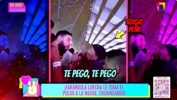 En una fiesta el último