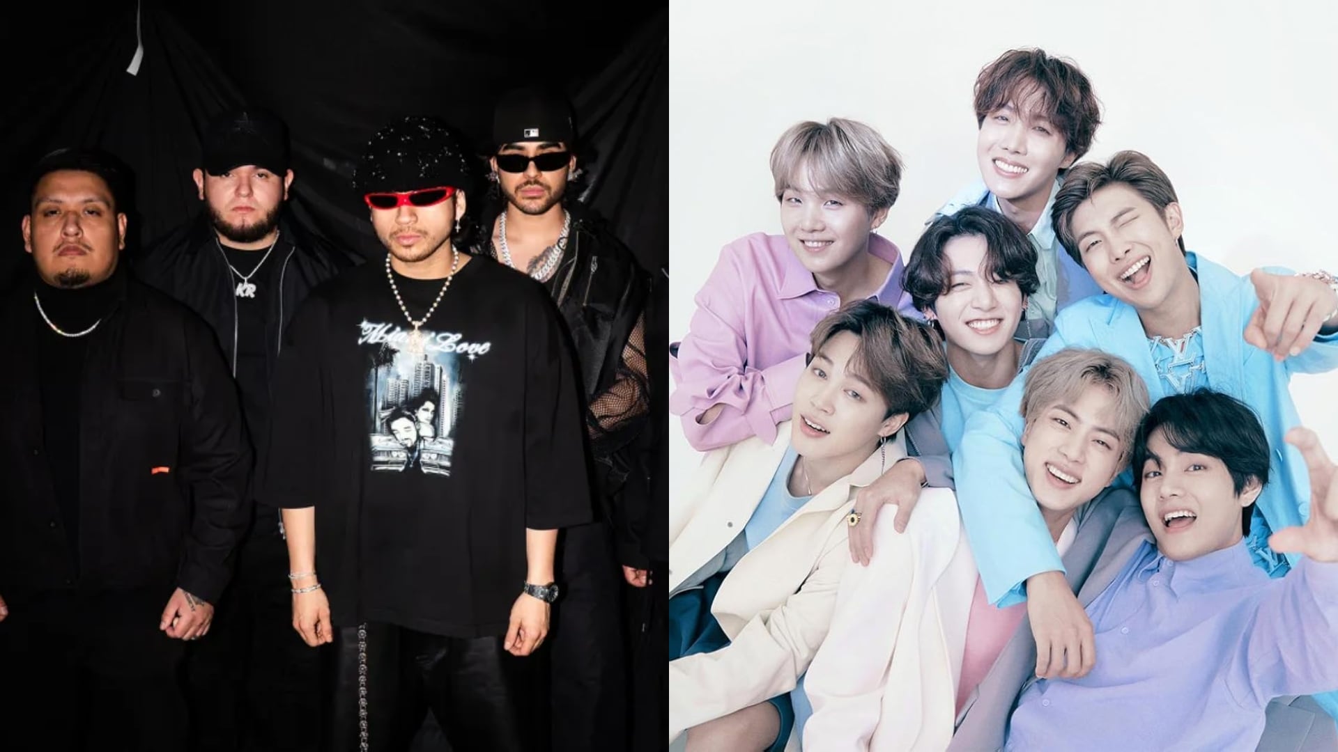 Fuerza Regida llega al concierto de BTS y desata rumores de una colaboración que ya ilusiona a los fans
(RS)