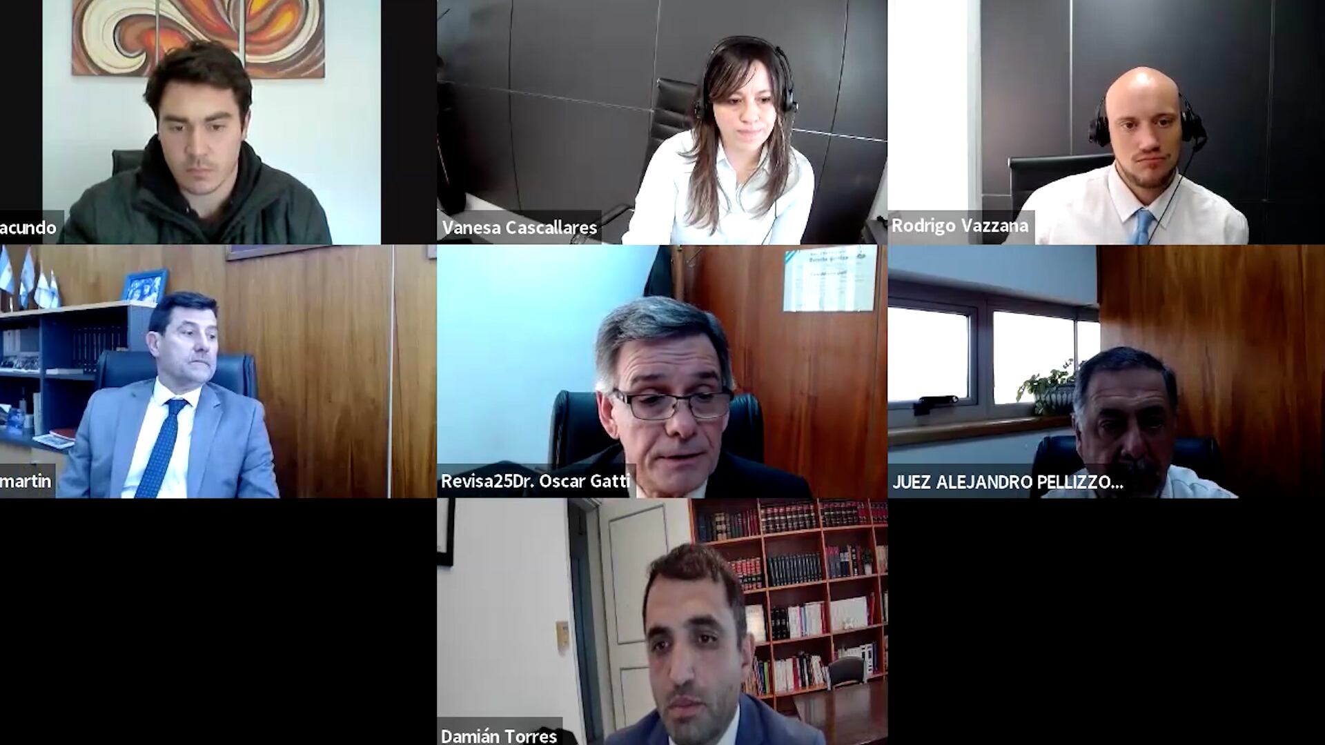 La audiencia en la que se fugó